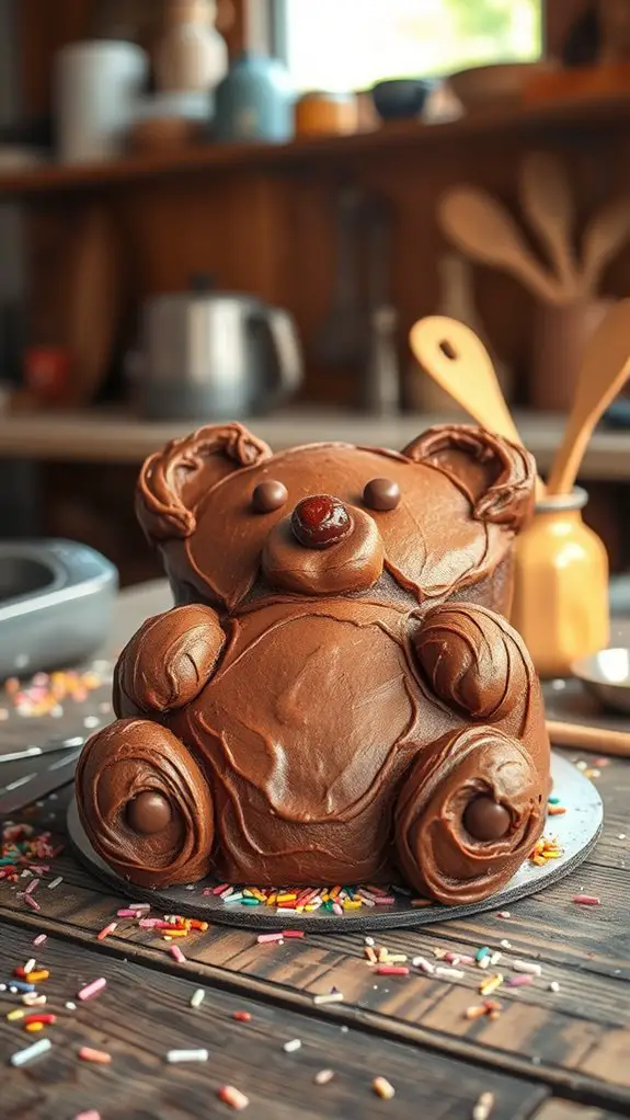 adorable teddy bear cakes