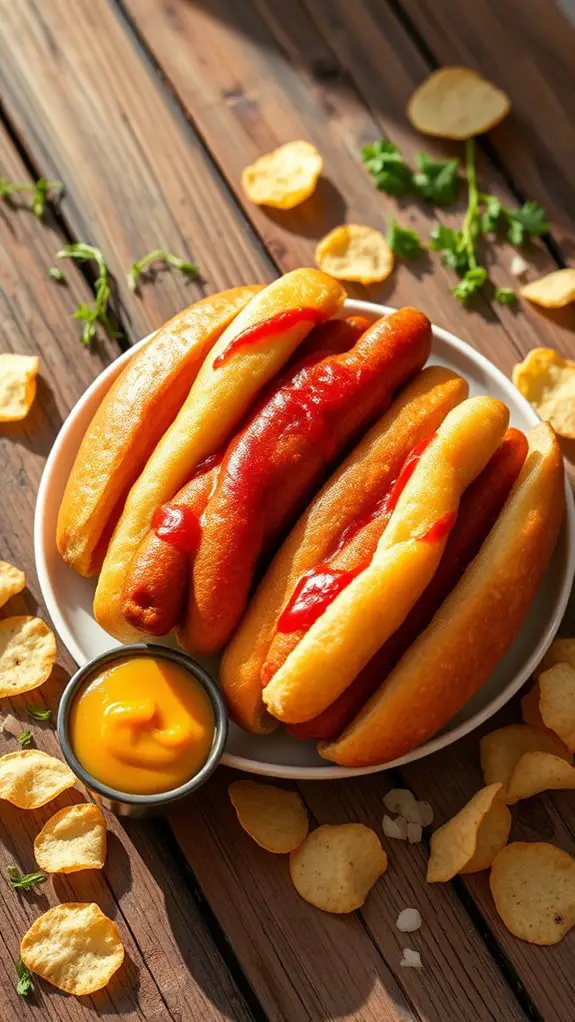 air fry delicious hot dogs
