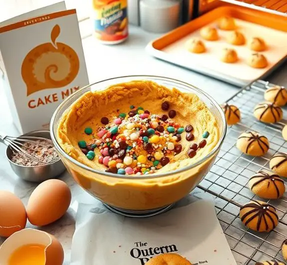 boxed cake mix cookies
