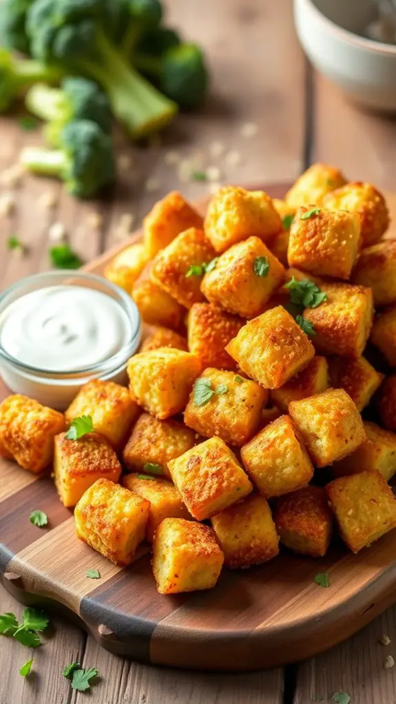 broccoli based vegetable snacks
