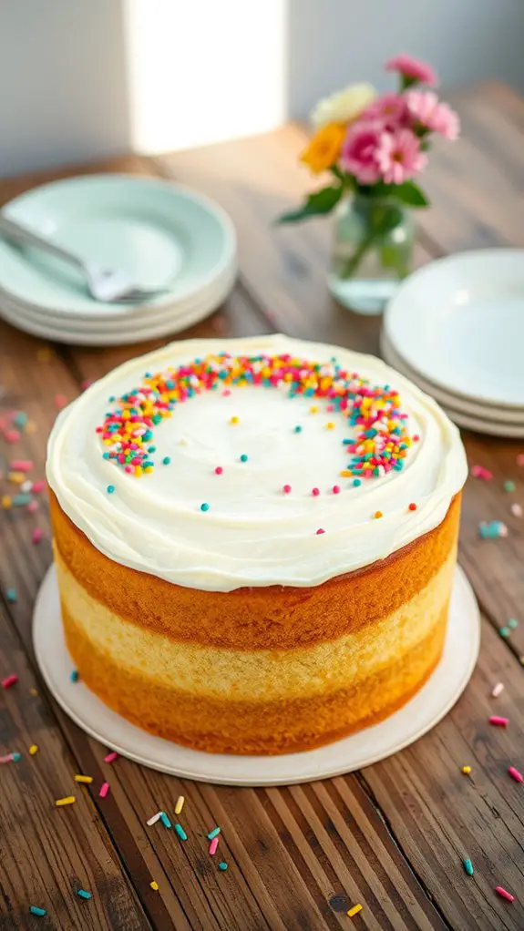 celebrating half birthday cake