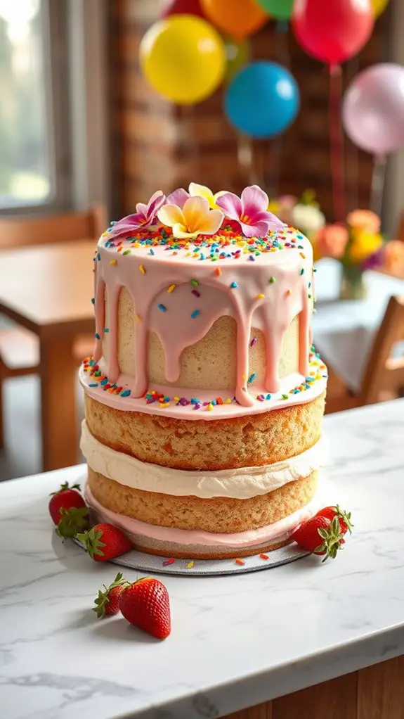 celebratory cake for friend