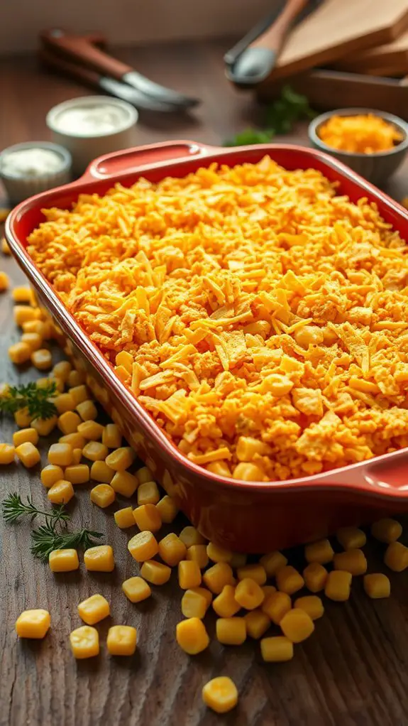 cheesy corn baked dish
