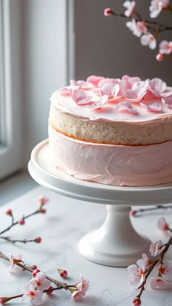 cherry blossom flavored dessert