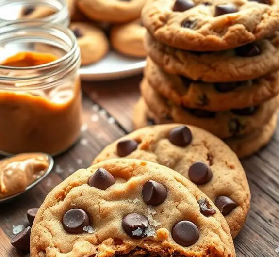 chocolate chip peanut butter cookies