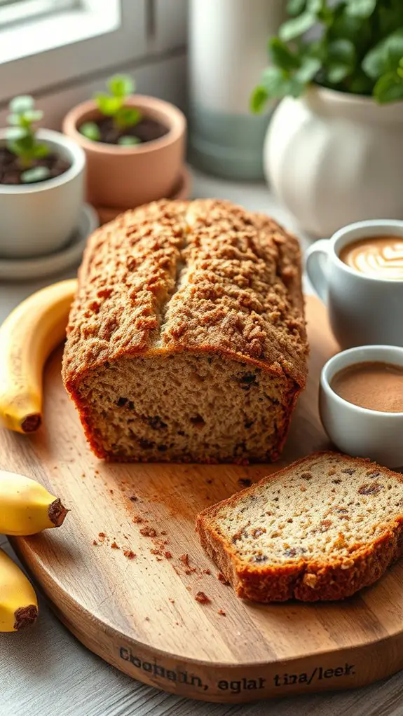 cinnamon infused banana bread delight