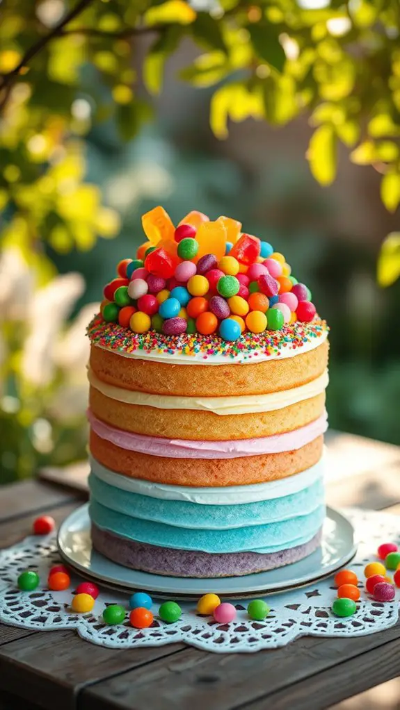 colorful whimsical dessert delight