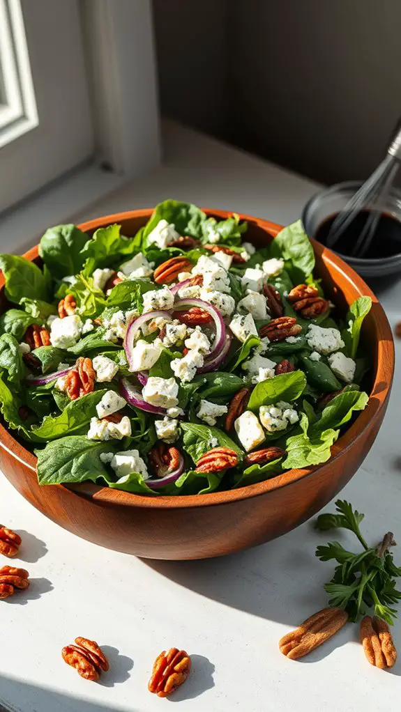 creamy blue cheese salad