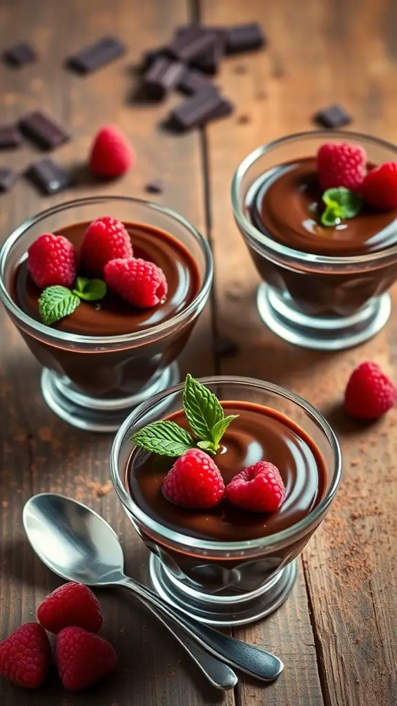creamy chocolate tofu dessert
