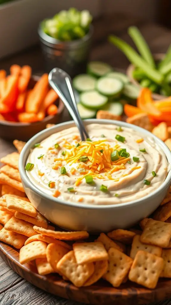 creamy cracker dip recipe