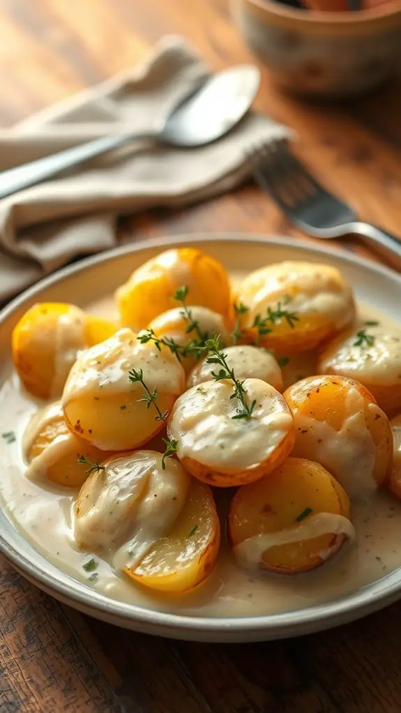 creamy flavorful potato dish
