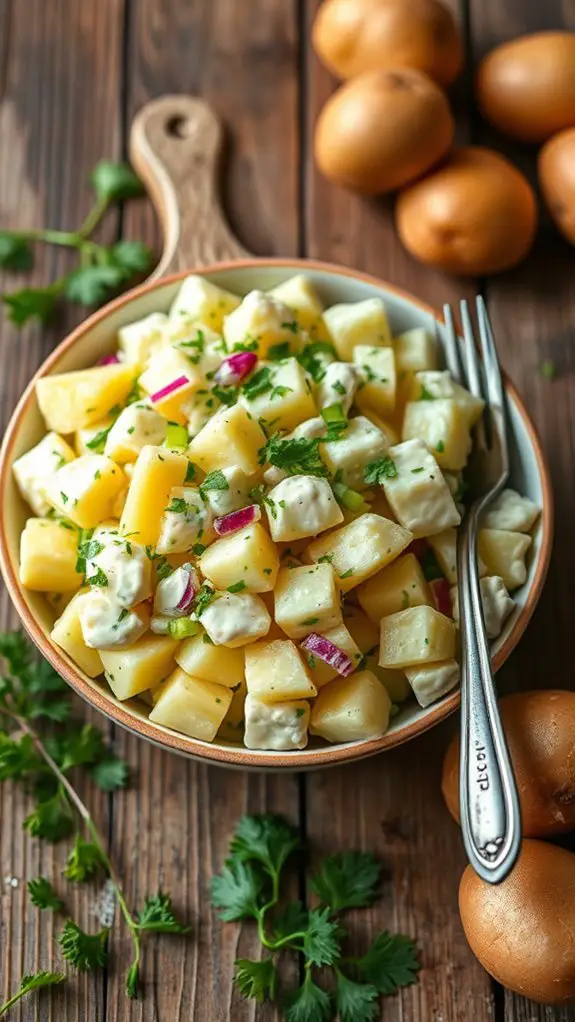 creamy ranch potato salad