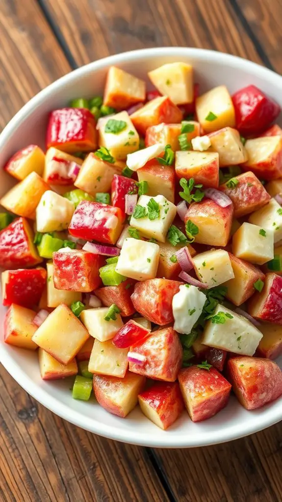 creamy red skin potato salad
