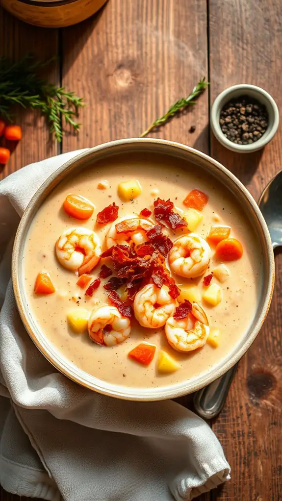 creamy shrimp soup recipe
