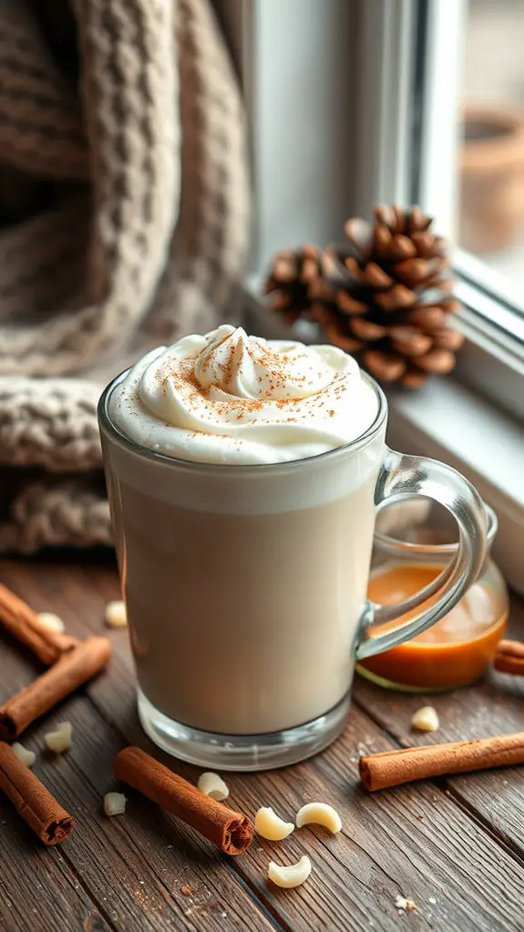 creamy sweet chocolate beverage
