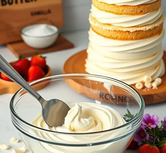 creamy white chocolate frosting