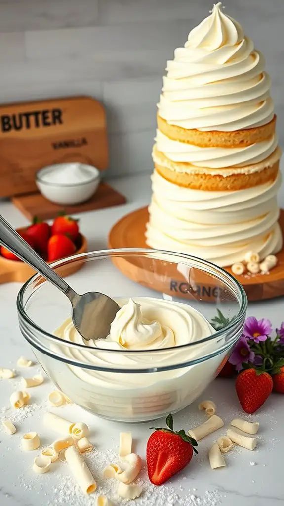 creamy white chocolate frosting