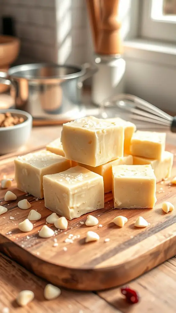 creamy white chocolate treat