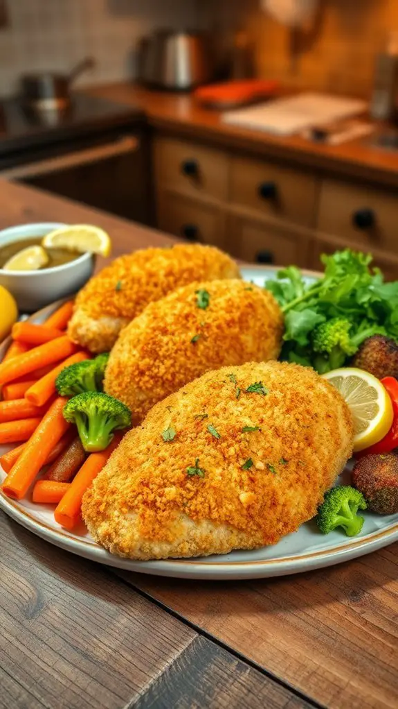 crispy oven baked chicken