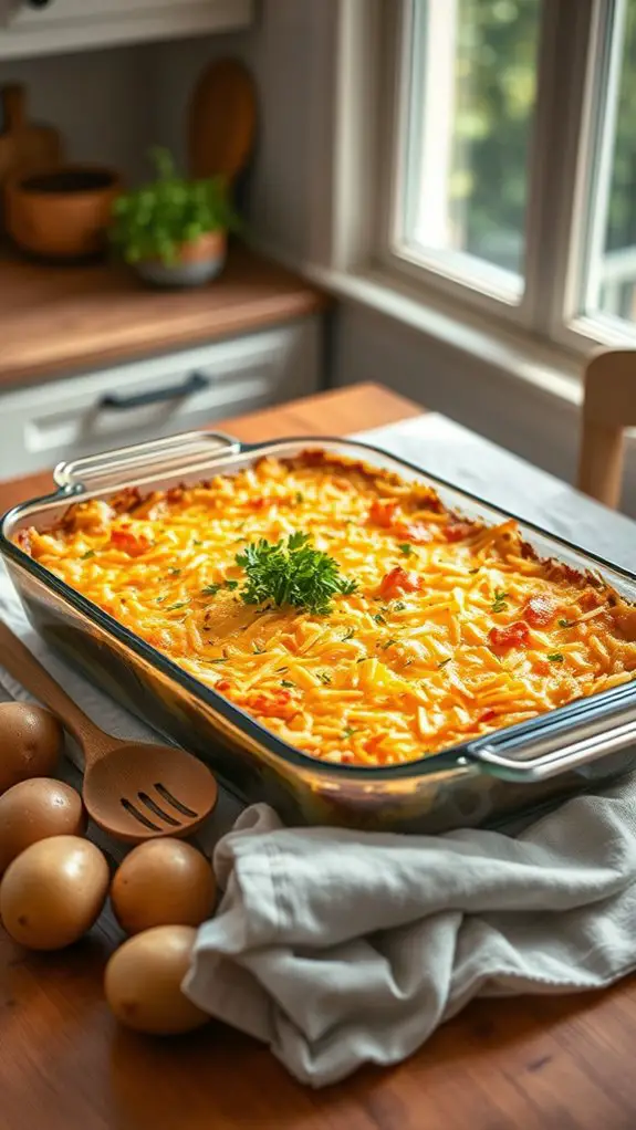 crispy potato breakfast bake