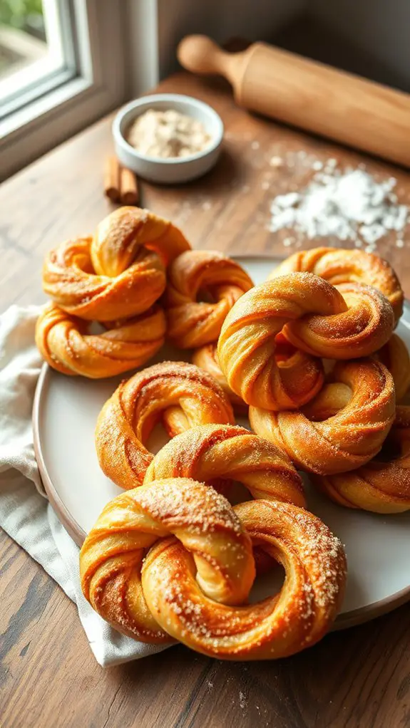 crispy sweet cinnamon pastries