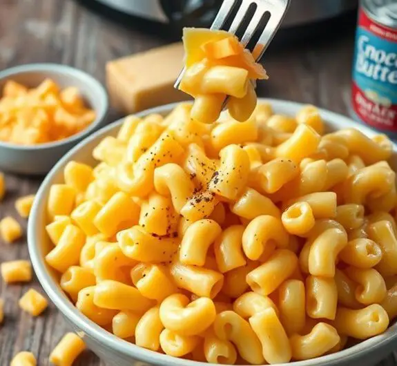 crockpot velveeta mac cheese