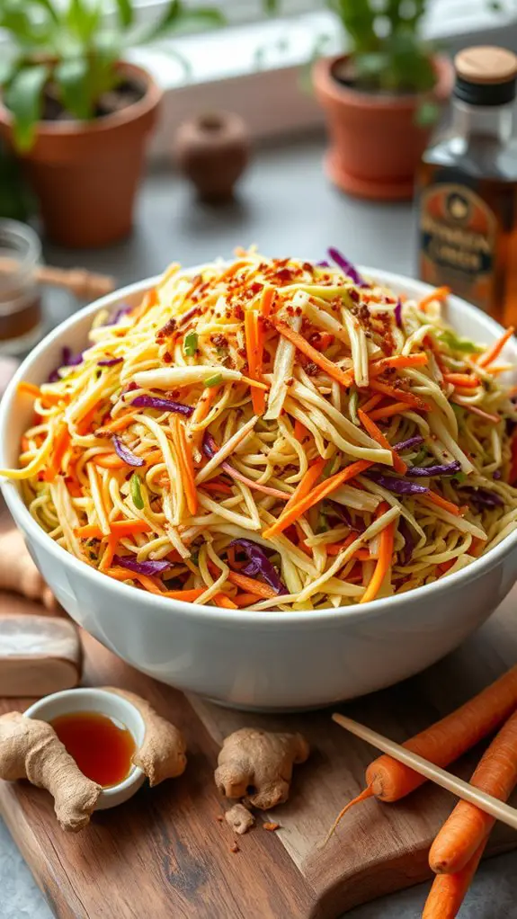 crunchy asian noodle salad