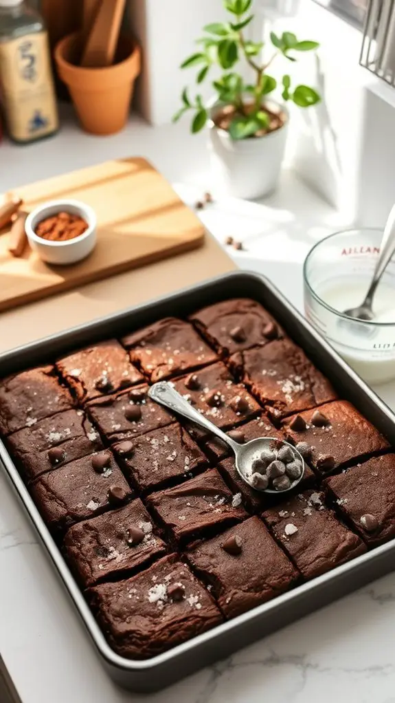 decadent dairy free brownies