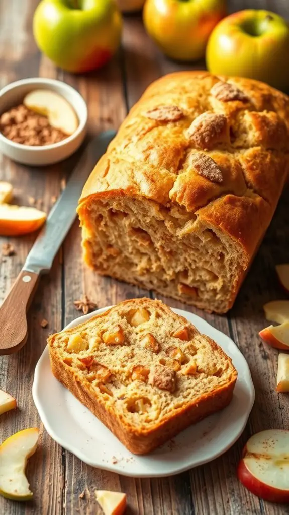 delicious apple pie bread