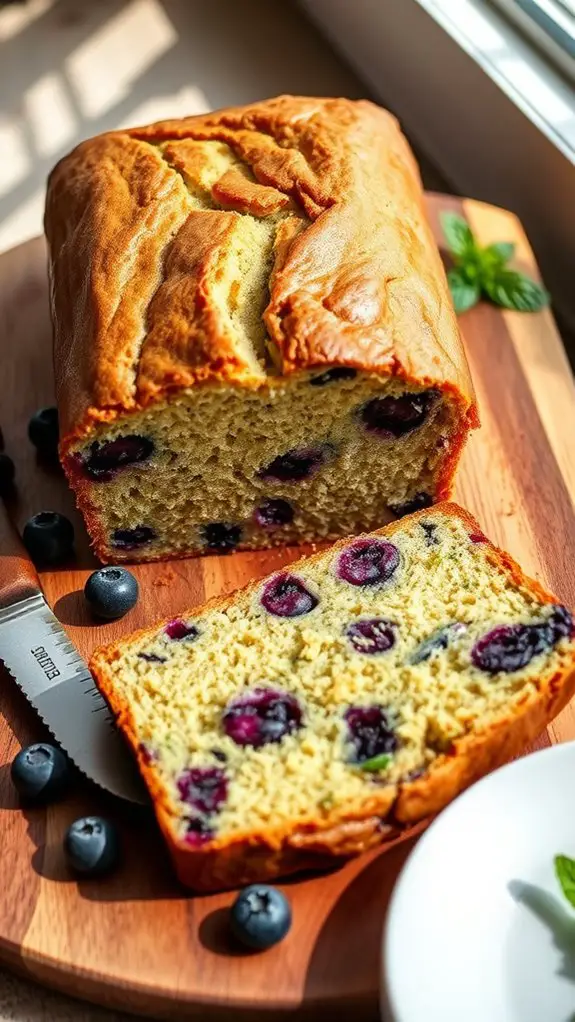 delicious blueberry zucchini bread