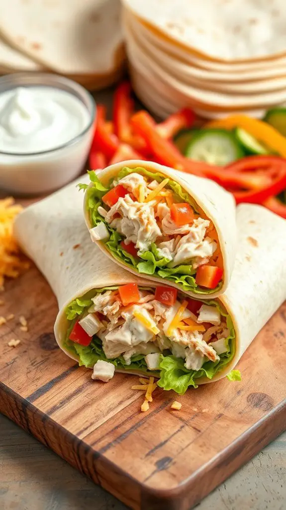 delicious chicken wrap recipe
