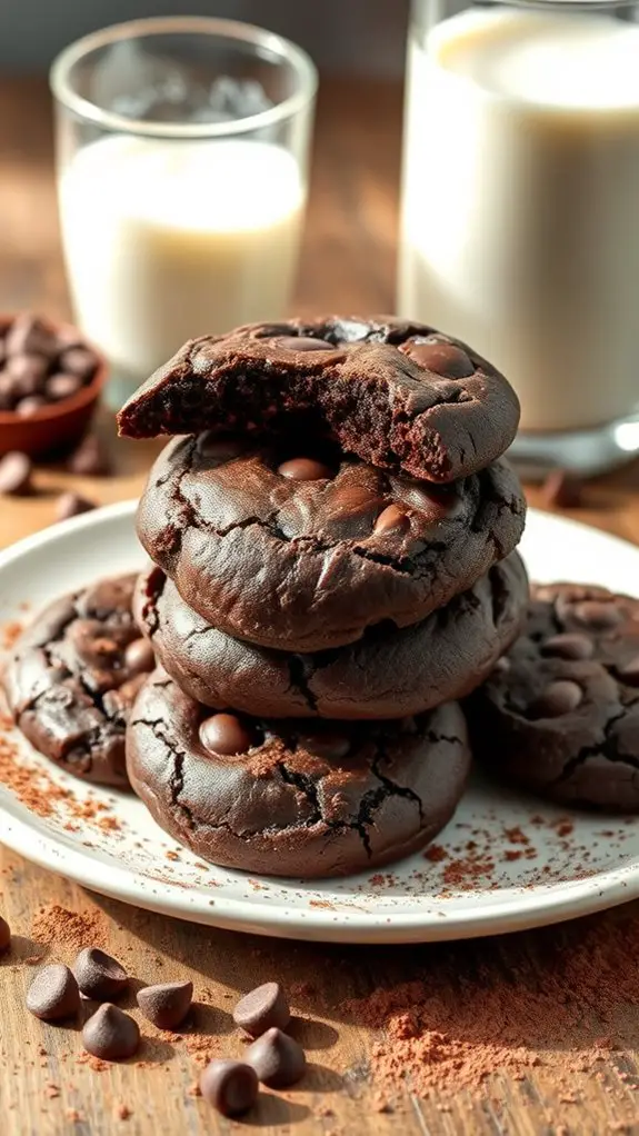 delicious chocolate brownie cookies