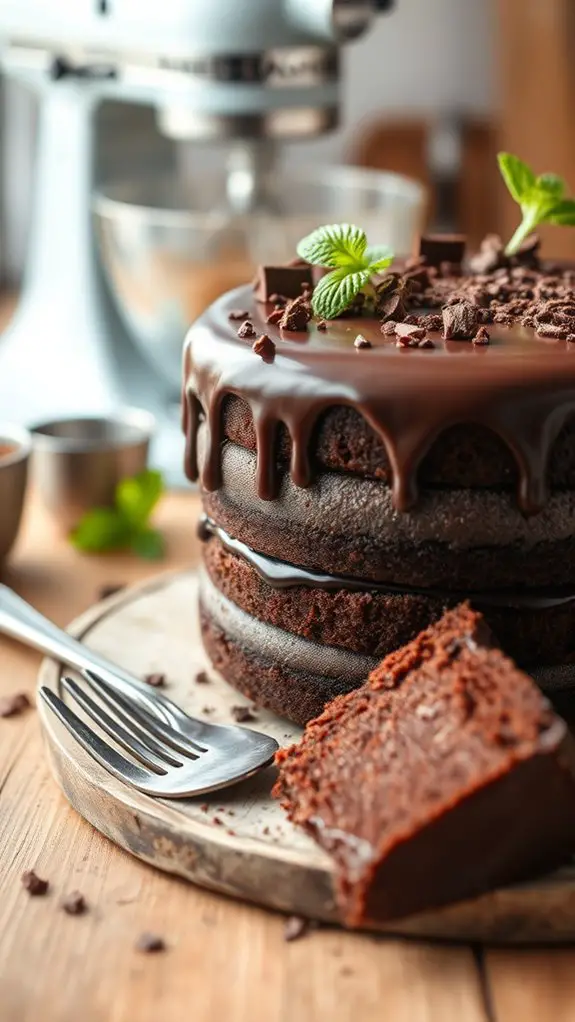 delicious chocolate dessert treat