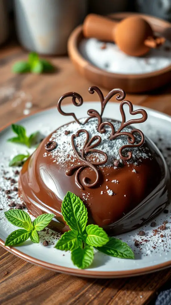 delicious chocolate flavored cookie
