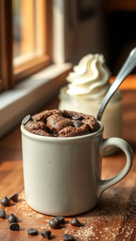 delicious cookie filled mug