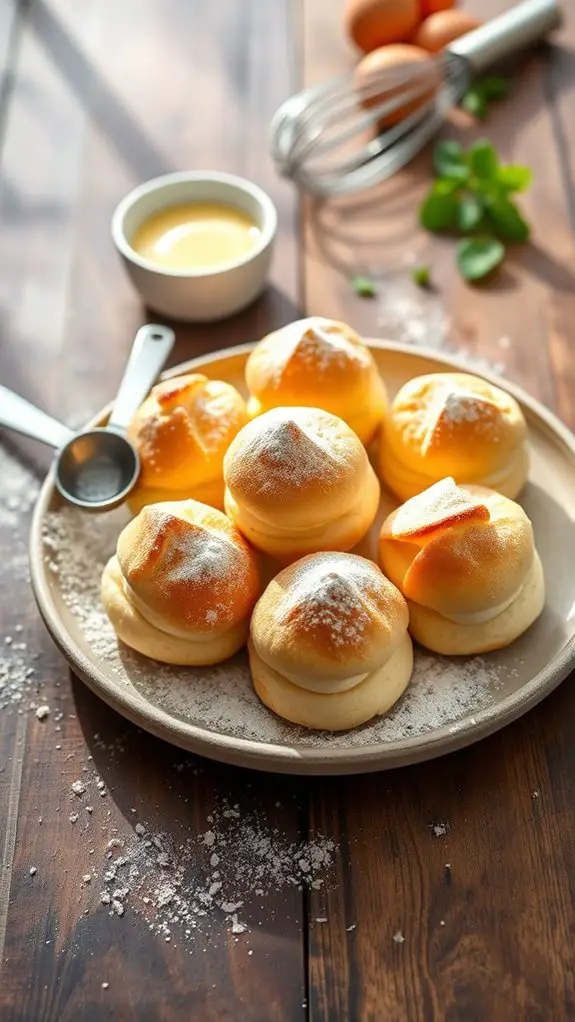 delicious cream puff treat
