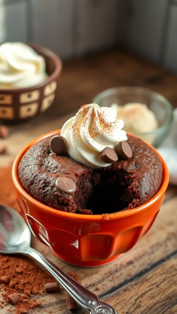 delicious dessert in bowl