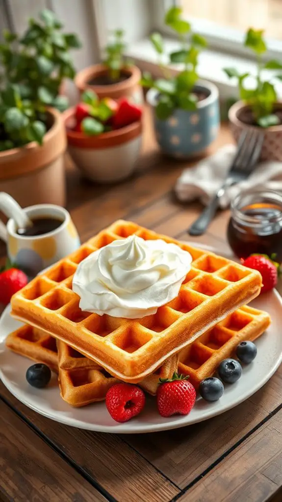 delicious fluffy belgian treats