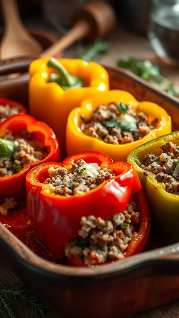 delicious homemade meal preparation