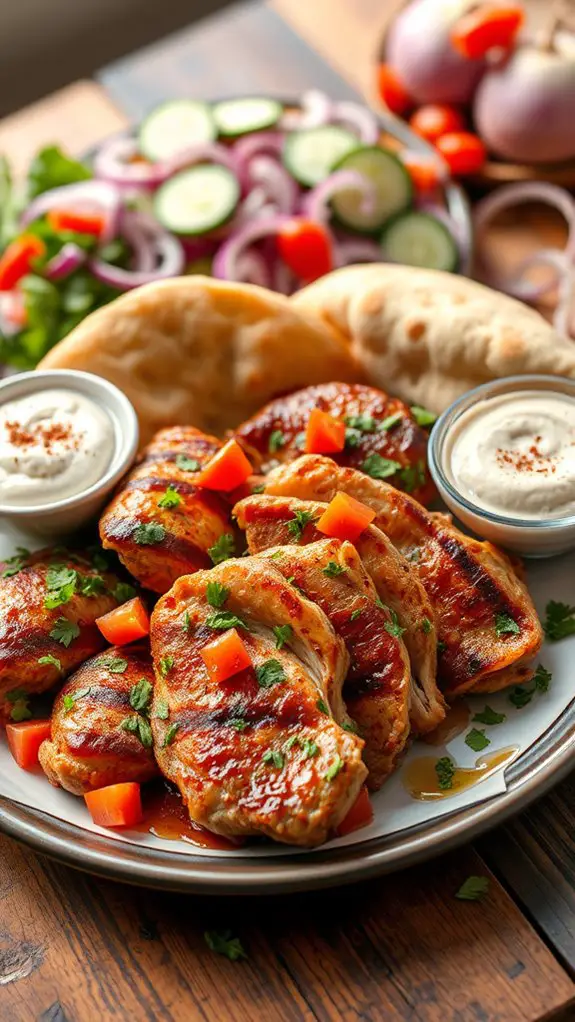 delicious homemade meal preparation