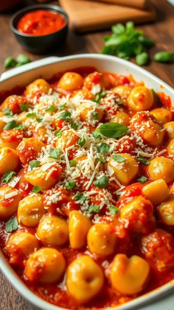 delicious homemade meal preparation