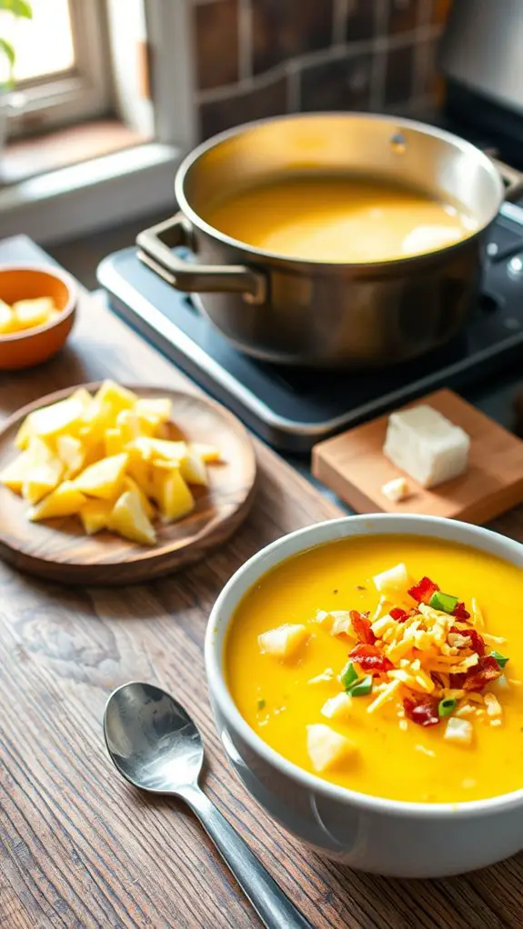 delicious homemade meal preparation