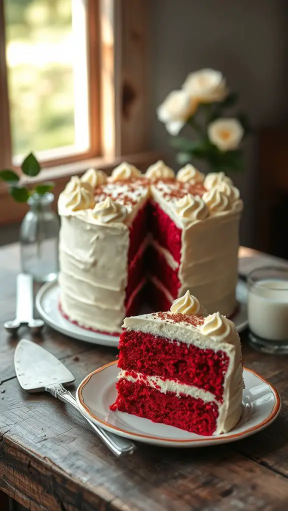 delicious homemade red velvet