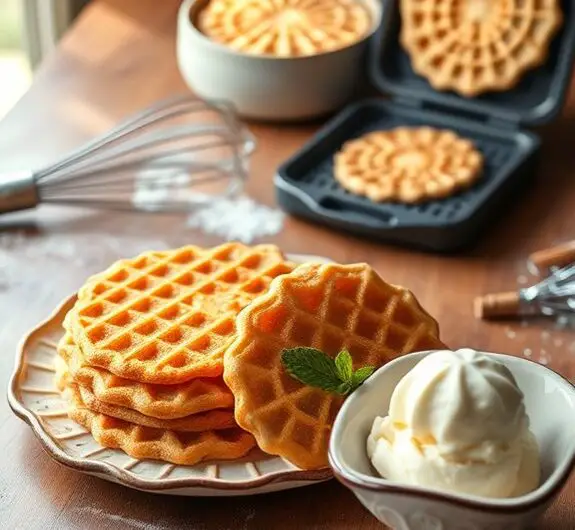 delicious italian waffle cookies