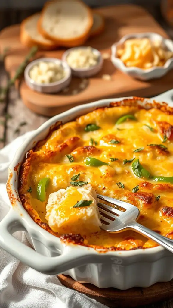 delicious savory bread pudding