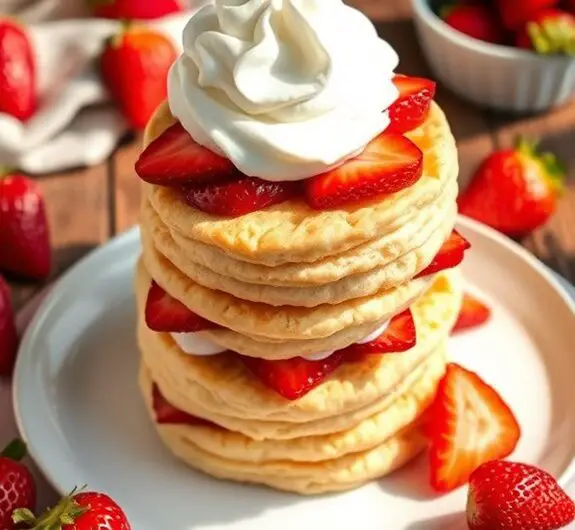 delicious strawberry dessert treat