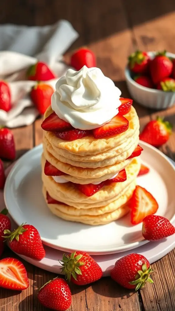 delicious strawberry dessert treat