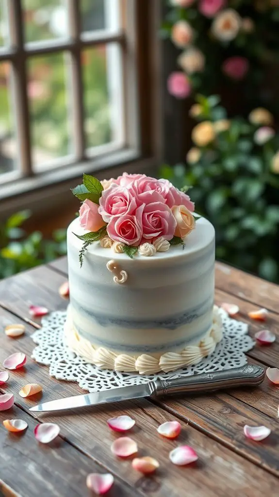 engagement celebration cake design