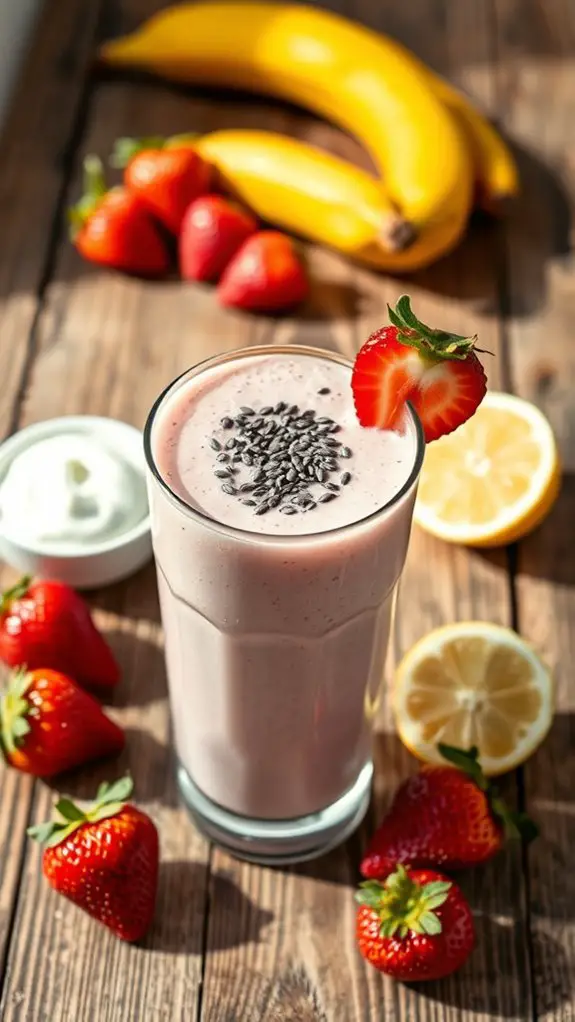 fruity banana strawberry blend