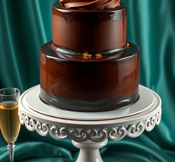 gatsby themed decorative dessert